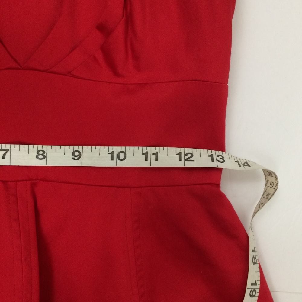 Zac Posen For Target Red Strapless Dress size 3 - Picture 4 of 8